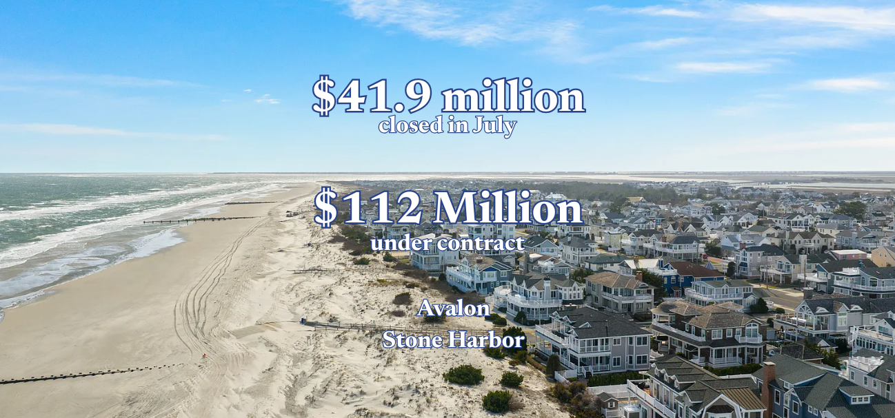 Avalon, Stone Harbor Close $41.9 Million in July, With $112 Million Under Contract