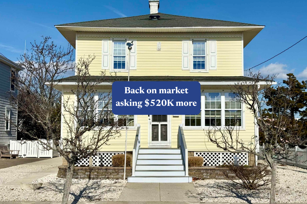 Stone Harbor House Returns With a $520K Higher Ask