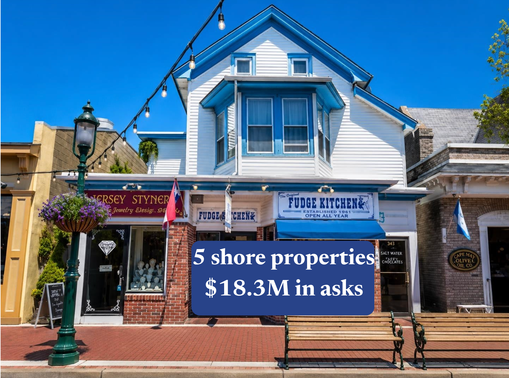 Four Fudge Kitchen Addresses Join $18.3M Shore Contract Sweep