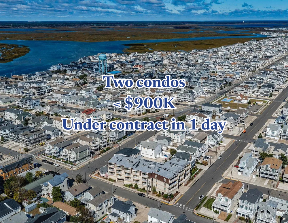 Two Sea Isle Condos Asking Under $900,000 Find Buyers Within a Day